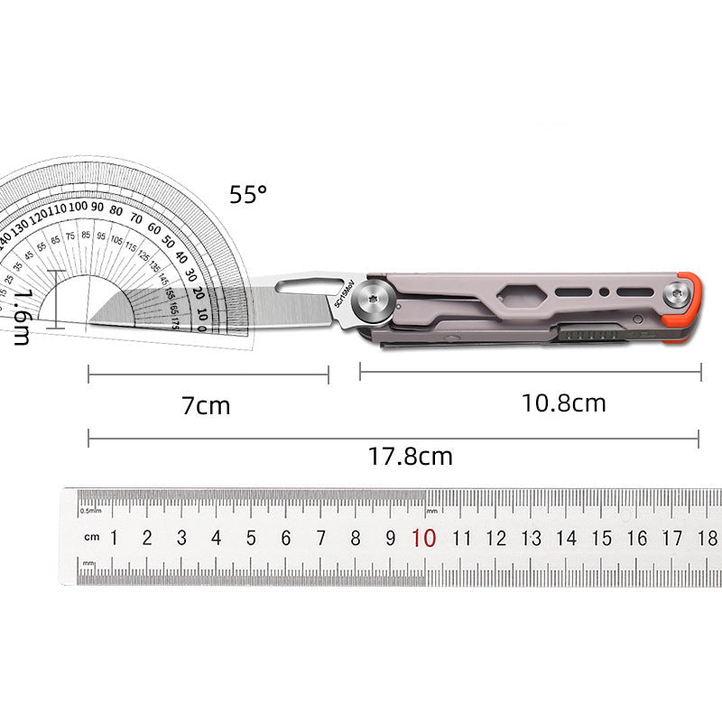 Thurlex Nomad All-in-One Folding Knife Tool